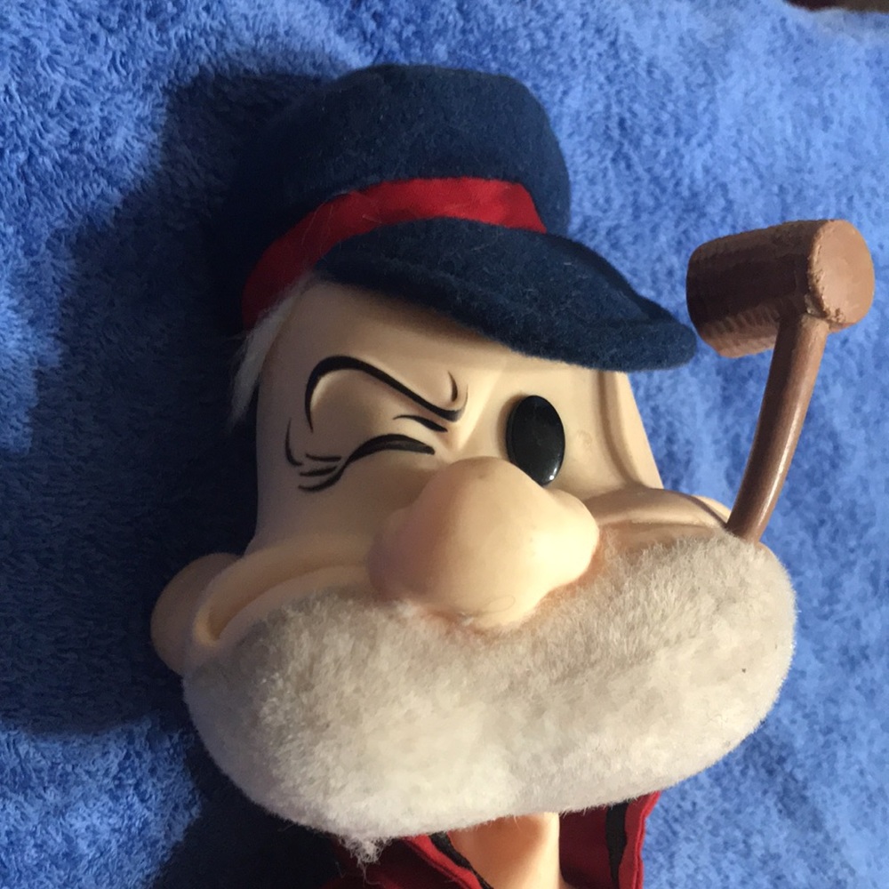 1985 rubber neck rubber arm rubber face Popeye doll - Picture 2 of 12